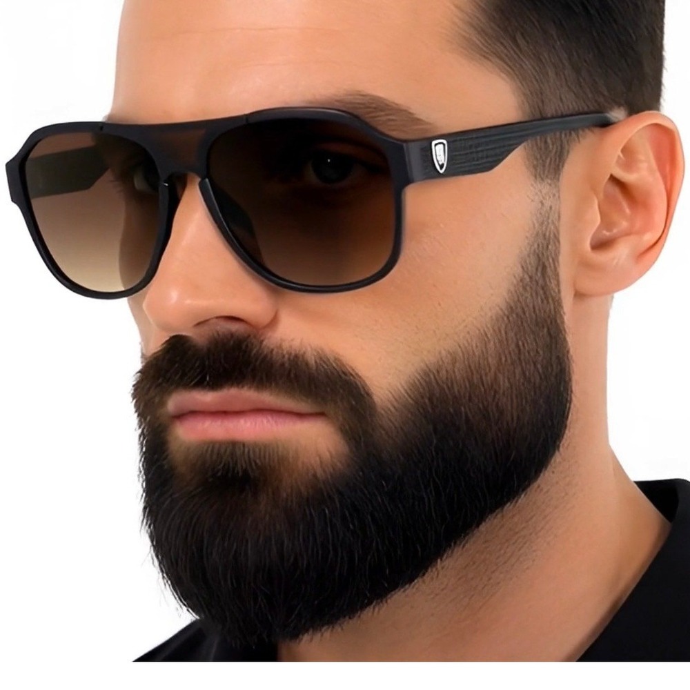 Men's Square Sunglasses Fashion Oversized Shield Sun Glasses Sporty Trendy Style
